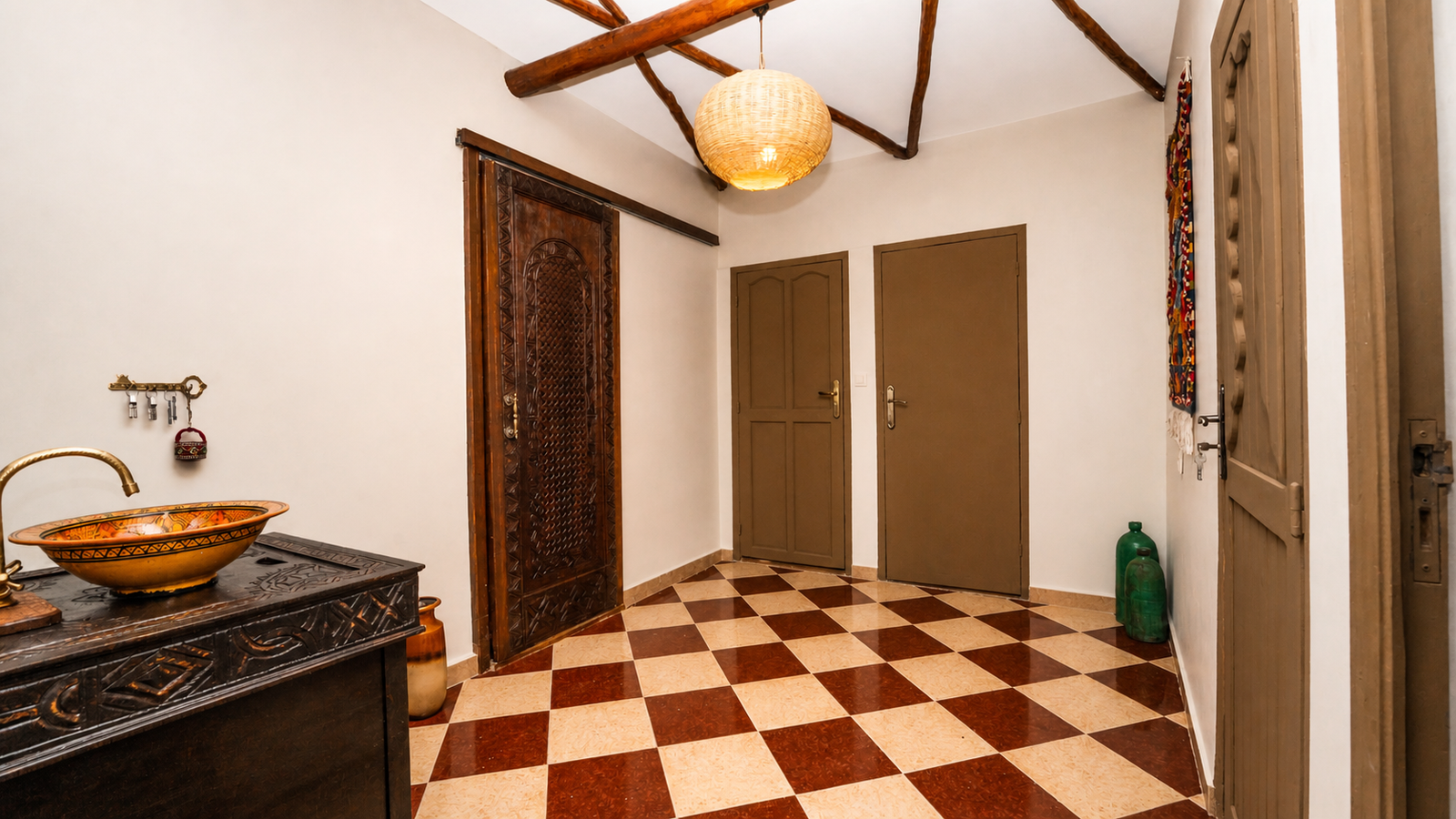 AZA House three-floor layout